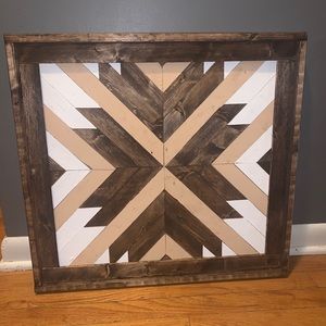 Warm Tones Custom Wall Art 24”x24”